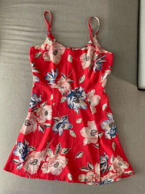 Floral Spaghetti Strap Mini Dress